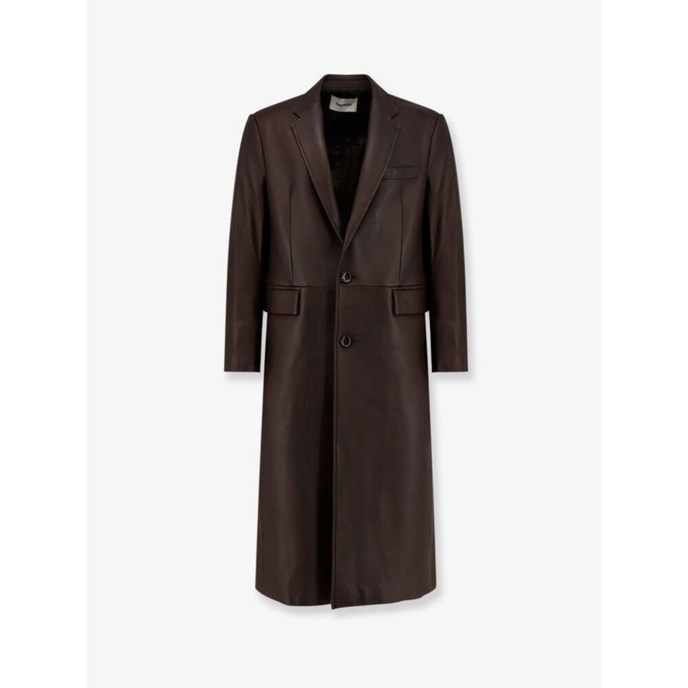 Tonywack Unisex Unisex Leather Coat
